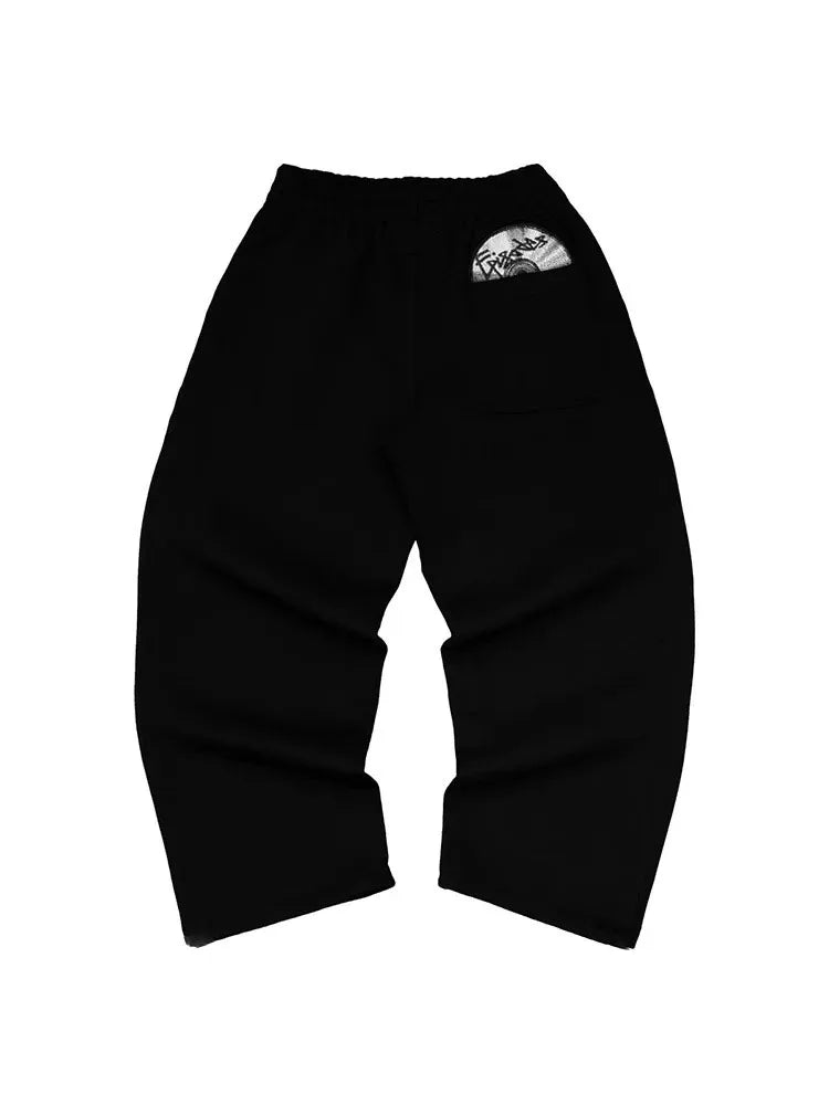 Multicolor Vintage Washed Hoodie And Pants Set (Lower Price)